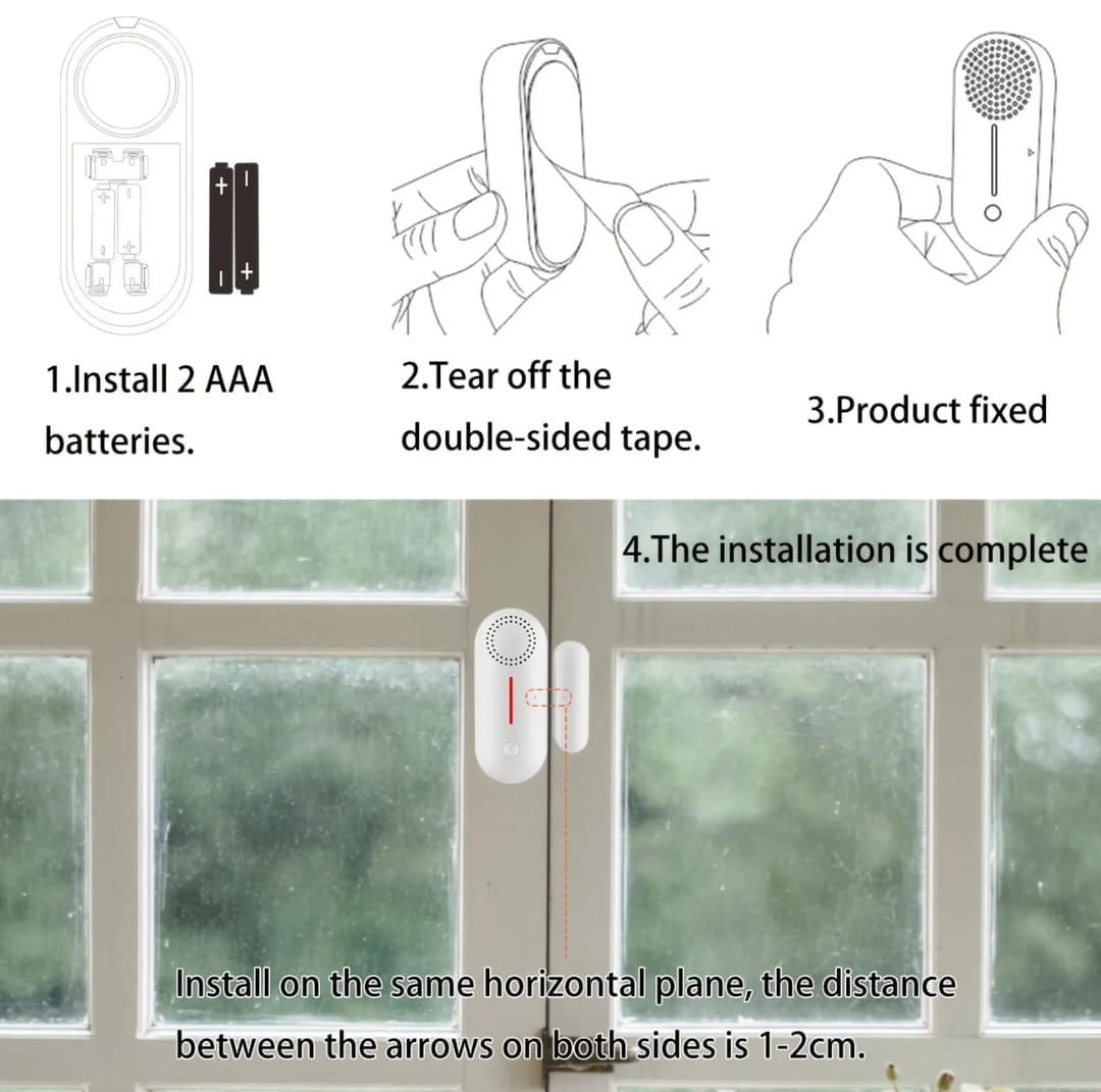 Odin's eye-Smart WiFi Door And Window Alarm Sensor