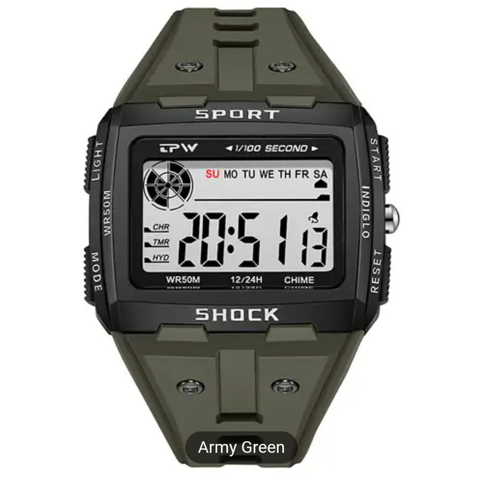 5ATM (price 20.00) 5ATM Waterproof Digital Watch