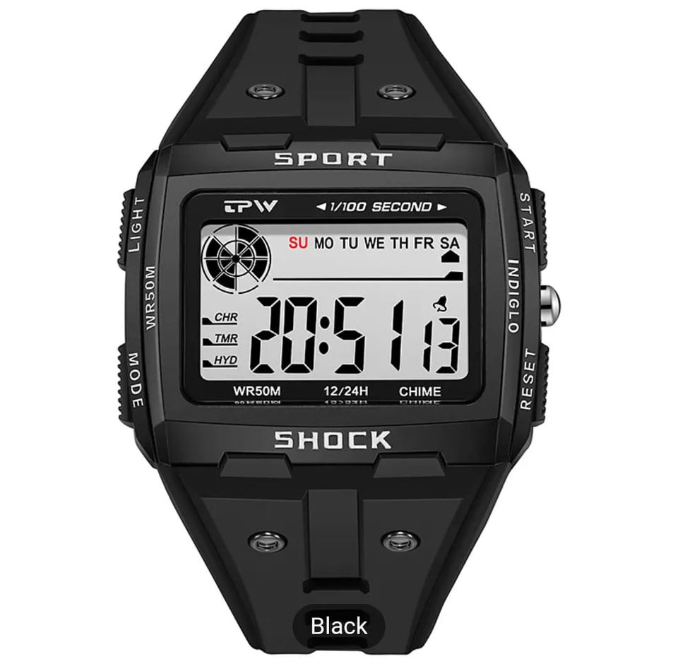 5ATM (price 20.00) 5ATM Waterproof Digital Watch